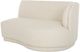 Moe's Home Collection Yoon Cream Right 2 Seat Sofa-1