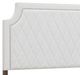 Pulaski™ Asher Park Cloud/Piano Brown California King Upholstered Panel Bed -5