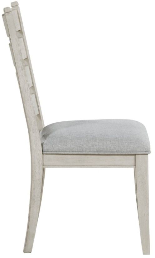 Homelegance® Wyatt Gray/Weathered White Dining Side Chair-3