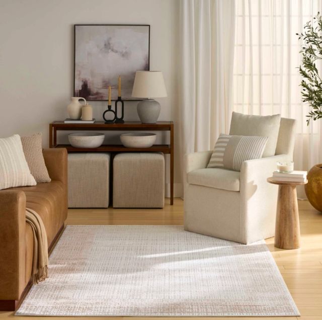 Nourison Home™ Dekor DEK06 Ivory Beige 5'x7' Style 3 Area Rug-1
