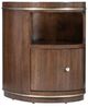 Hooker® Furniture Melange Contours Dark Walnut Side Table-0