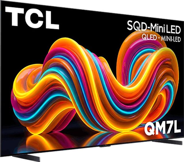 TCL 55" QM7L Series Black SQD-Mini LED 4K UHD HDR Smart TV with Google TV-2