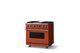 Viking® 5 Series 36" Spiced Cider Pro Style Gas (LP) Range with Polished Chrome Trim-2