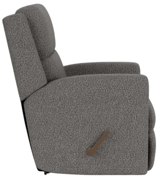 Flexsteel® Chip Black Onyx Rocking Recliner-2