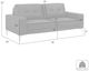Armen Living Faelin Cola Sofa-2