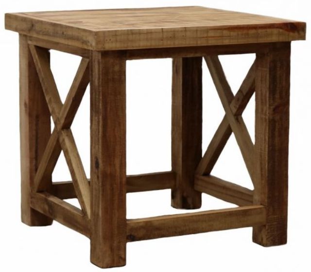 Million Dollar Rustic RCL Riverside Brown End Table-0