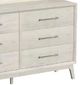 Elements International Westland Almond Dresser and Mirror-1