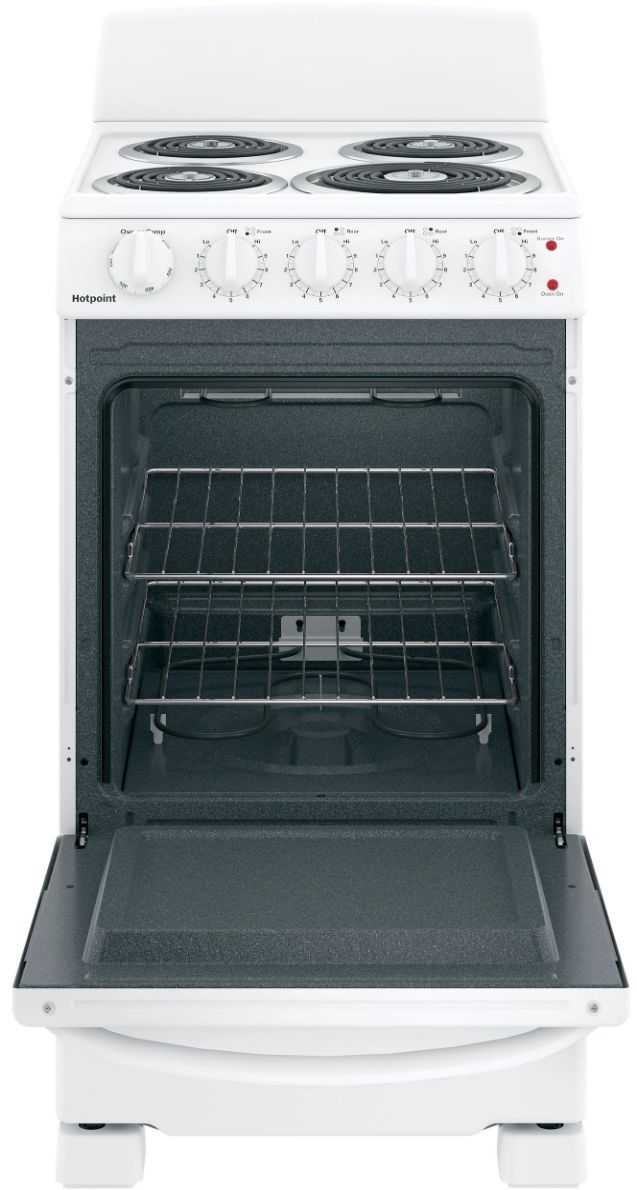 Hotpoint® 20" White Freestanding Electric Range-1