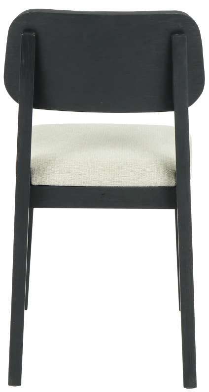 Classic Home Deaven Oak Black Upholstered Dining Chair-3