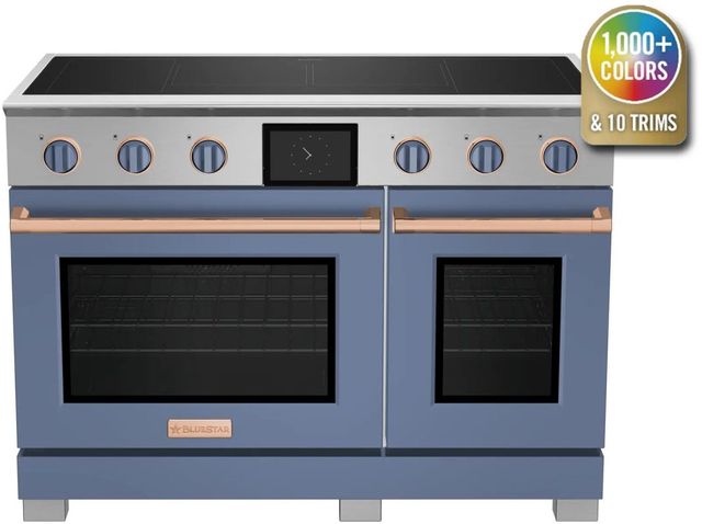 BlueStar® 48" Custom Color Match Paint Pro Style Induction Range-3