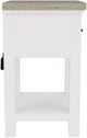 Riverside Furniture Cora Cloud/Fog 1-Drawer Nightstand-3