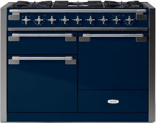 AGA™ Elise 48" Indigo Pro Style Dual Fuel Range-0