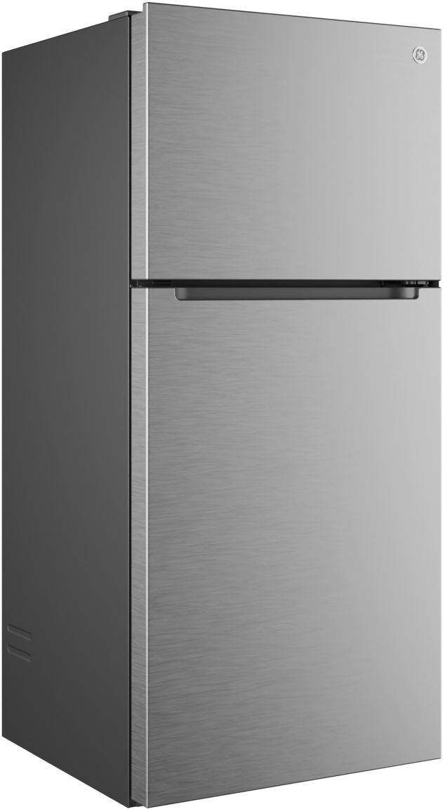 GE® 30" 21 Cu. Ft. Fingerprint Resistant Stainless Steel Garage Ready Top Freezer Refrigerator-2