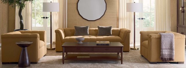 Bassett® Furniture Customizable Reynolds Tufted Sofa-4