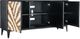 Hooker® Furniture Commerce and Market Entwined Black Natural Credenza-4