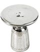 A & B Home Antique Polished Silver Side Table-2