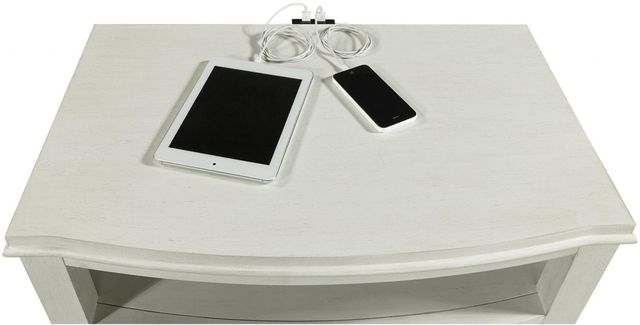 aspenhome® Charlotte Pebble White 2-Drawer Nightstand-2