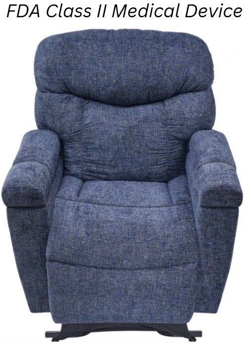 UltraComfort™ Maya Midnight Large Power Lift Recliner with Nirvana Heat and Air Massage-0