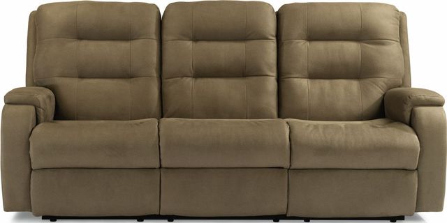 Flexsteel® Arlo Fossil Power Reclining Sofa-1