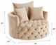 ACME Furniture Zunyas Beige Swivel Accent Chair-2