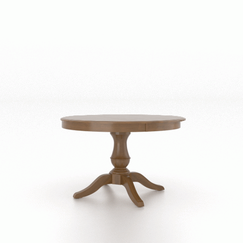 Canadel Customizable Gourmet 48" VS Round Pedestal Dining Table-1