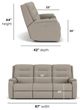 Flexsteel® Customizable Arlo Power Reclining Sofa-2