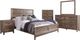 Liberty Furniture Ridgecrest 5-Piece Cobblestone California King Panel Bedroom Set-0