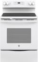 GE® 30" White Freestanding Electric Range-0
