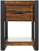 Jofran Inc. Loftworks Black/Brown Chairside Table-1