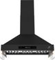 FORNO® Venezia Series Alta Qualita 36" Black Wall Mounted Range Hood  -0