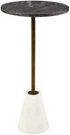 Signature Design by Ashley® Caramont Black Accent Table with White Base-0