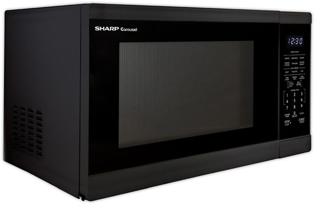 Sharp® 1.4 Cu. Ft. Black Countertop Microwave-3