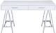 ACME Furniture Coleen Chrome/White High Gloss Writing Desk-2