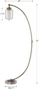 Uttermost Revere Gold Curved Floor Lamp-1