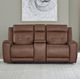 Liberty Furniture Beckham Aline Saddle Leather Power Reclining Loveseat with Console-2