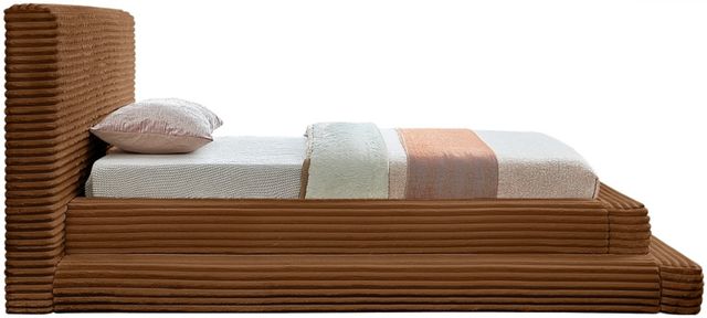 Meridian Furniture Drew Saddle Twin Upholstered Panel Bed-2