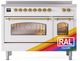 Ilve® Nostalgie II Series 48" Custom RAL Color Pro Style Induction Range-0