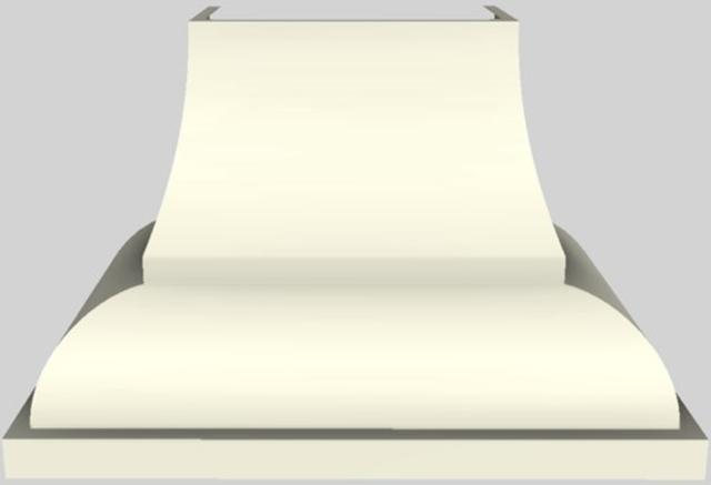 Vent-A-Hood® Designer Series 48" Biscuit Wall Mounted Range Hood-0