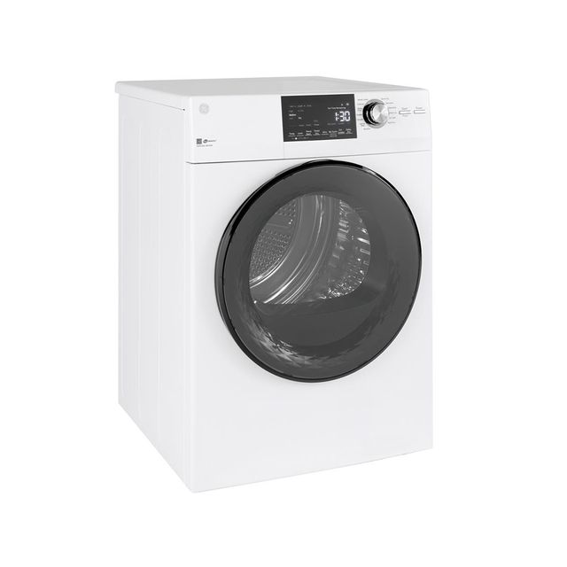 GE® 4.1 Cu. Ft. White Electric Front Load Dryer-1