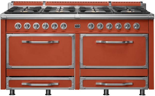 Viking® Tuscany 66" Spiced Cider Pro Style Dual Fuel Range-0