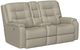 Flexsteel® Customizable Arlo Leather Power Reclining Loveseat with Console and Power Headrests-1