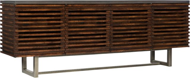Hooker® Furniture Commerce and Market Solstice Medium Wood Entertainment Console-0