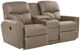 La-Z-Boy® Dorian Fossil Manual Reclining Loveseat with Console-0