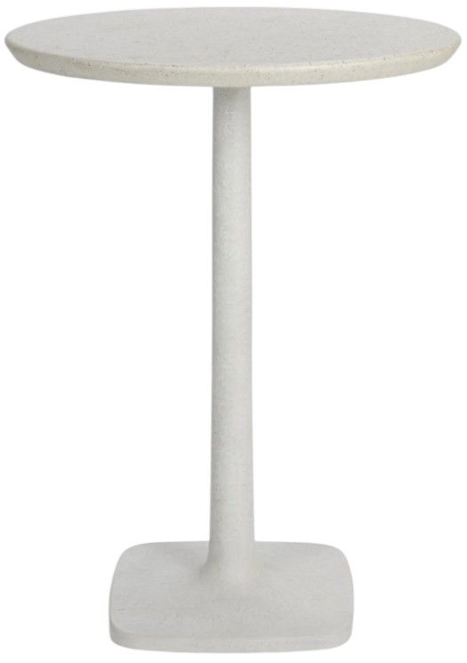 Classic Home Paulina White Outdoor Pub Table-0