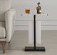 Uttermost® Elements Bubble White Accent Table with Aged Bronze Base-1
