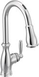 Moen® U By Moen Brantford® Chrome Single Handle High Arc Pulldown Kitchen Smart Faucet™-0