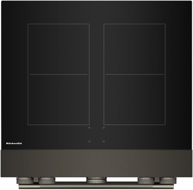 KitchenAid® 30" Black Ore Pro Style Induction Range with Air Fry-2
