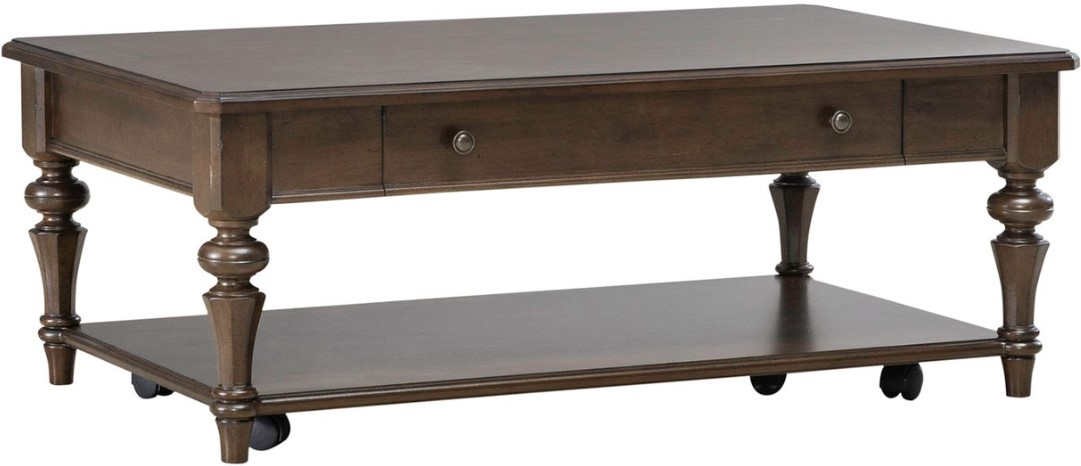 H&O SC BRIDGING table 50 ODカラー Liberty Furniture Arden Road Satin Cherry Rectangular