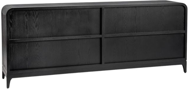 Classic Home Maison Loft Black 4-Door Cabinet-3