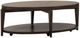 Liberty Furniture Penton Espresso Stone Oval Cocktail Table-0